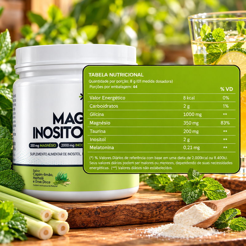 Magnésio com Inositol Relief 3.0