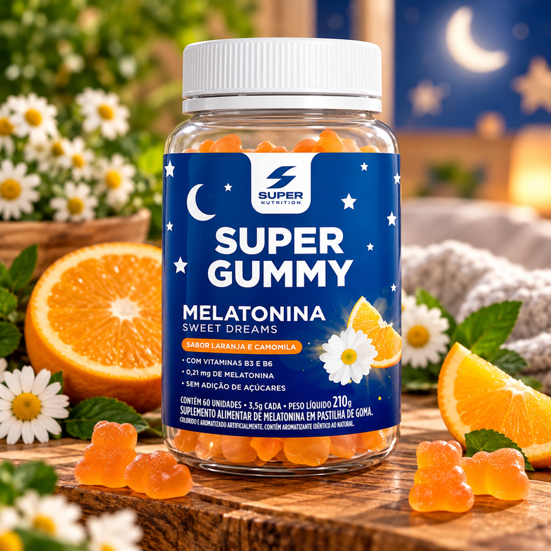 Gummy de Melatonina com Camomila
