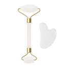Rolo Pedra de Jade Placa Gua Sha Massagem Facial Anti Ruga Rolinho Jade Lançamento Variações Roller