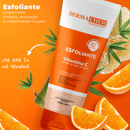 Kit Skincare Vitamina C Sabonete+Esfoliante+Gel Hidratante+Serum Clareador Dermachem