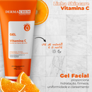 Kit Skincare Vitamina C Sabonete+Esfoliante+Gel Hidratante+Serum Clareador Dermachem
