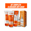 Kit Skincare Vitamina C Sabonete+Esfoliante+Gel Hidratante+Serum Clareador Dermachem