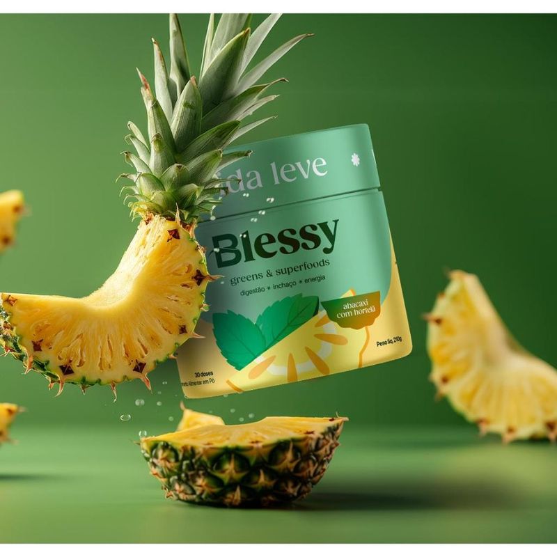 Blessy Greens 210g – Detox Natural, Energia e Bem-Estar Diário