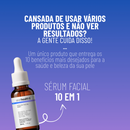 Serum Facial 10 em 01 - Pós Make Completo - Niacinamida, Retinol, Ácido Hialurônico, Vitamina C Skin Health 30ml