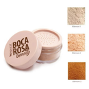 KIT 3 Pcs Base Boca Rosa + Pó Solto Mármore E Mascara Promoção