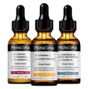 Principia Kit Rejuvenescedor Essencial Trio Sérum Vitamina C + Retinol + Ácido Hialurônico