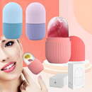 Rolo Gelo Massageador Facial Refrescante Contra Inchaço, Olheiras Rosto Pescoço Limpos Beleza